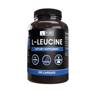 Pure Original Ingredients L-Leucine (365 Capsules) No Magnesium Or Rice Fillers, Always Pure, Lab Ve