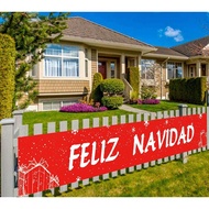 Banner Feliz Navidad Besar, Banner Selamat Hari Natal dalam Bahasa Sepanyol, Hiasan dan Bekalan untu