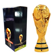 2022 Qatar World Cup Trophy Full Gold Plated Resin Cup Model Souvenir Football Crafts Decoration Fan