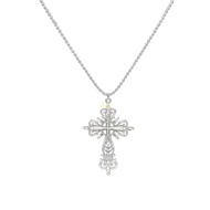 flgo Cross Necklace Choker Grunge Jewelry Accessories Gothic Male Female Necklaces