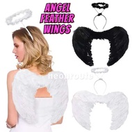 Angel Feather Wings and Halo Headband