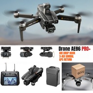 Professional GPS Drone AE86PRO+: 3-Axis Gimbal, 800g Airdrop Fish Drone, 8KM, 48Min Endurance