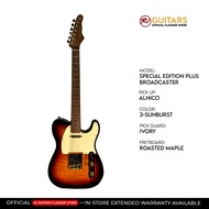 RJ Gigline - Broadcaster Special Edition PLUS / Flame Maple Top Electric Guitar (Telecaster)