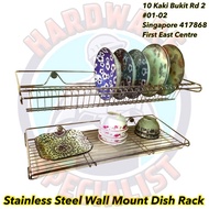 Stainless Steel 304 Wall Mounted Dish Rack