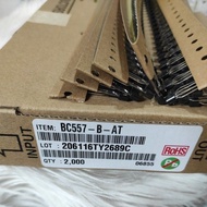 100 pcs Transistor BC 557 COPPER LEGS TR BC 557
