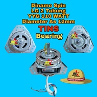 DINAMO SPIN MESIN CUCI LG NO.34C  YYG 110 TEMBAGA MURNI MOTOR PENGERING LG YYG 110 TEMBAGA MURNI 12 