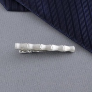 純銀竹節領帶夾 925純銀
