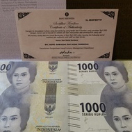 Uncut ×4 1000 rupiah tjut meutia emisi 2016