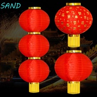 SAND Chinese Lantern, Chinese Waterproof Festive Lantern, Creative Handmade Hanging Round Traditiona
