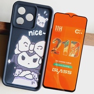 Case Realme รุ่น C51  C53 ขนาด 6.74 นิ้ว เคส กันกระแทก ปกป้องกล้อง และ ฟิล์มกระจก เคส ลายการ์ตูน แฟช