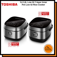 Toshiba RC-10IRPS 1L/1.8L RC-18ISPS Low GI Rice Cooker, Aluminum 3mm 7-layer Inner Pot Low GI Rice Cooker