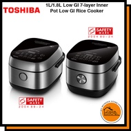 Toshiba RC-10IRPS 1L/1.8L RC-18ISPS Low GI Rice Cooker, Aluminum 3mm 7-layer Inner Pot Low GI Rice C
