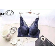 Belle's Rimless Sexy Lace Bra -Big size 36 / 38/ 40 / 42/ 44 C / D / E