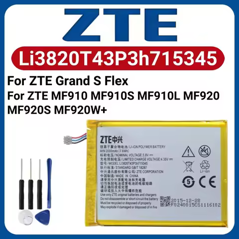 Original Battery Li3820T43P3h715345 Battery For ZTE Grand S Flex / For ZTE MF910 MF910S MF910L MF920