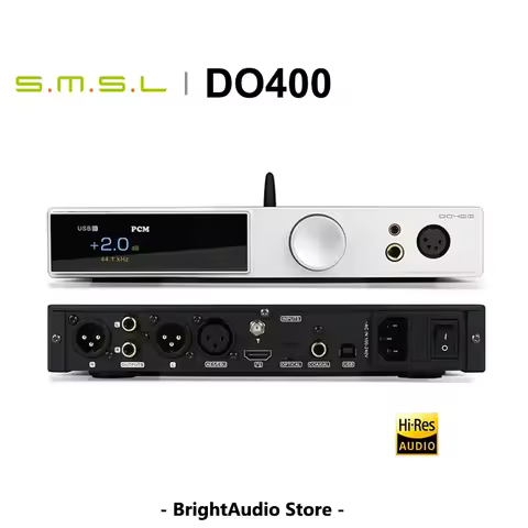 SMSL DO400 Balanced Audio Decoder DAC AMP Headphone Amplifier ES9039MSPRO chip MQA-CD Digital Headph