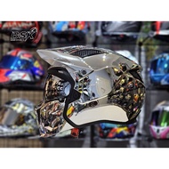 MT Streetfighter Chrome Helmet