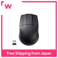 ELECOM Mouse Wireless (ผู้รับรวมด้วย) ขนาดM CADสำหรับ 3 ปุ่มสมมาตรล้อน้อย 600/1200 นับการปรับสองขั้นตอนM-CAD01DBBKสีดำ