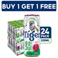 [BB: 30 June 2024] Tiger Soju Beer Can 24s B1G1 Clearance