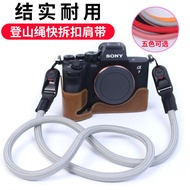 Quick Release Buckle Camera Climbing Rope Strap Suitable for Canon 5D4 M62 R6 R5 Nikon Z72 Z6 Z7 Fuj
