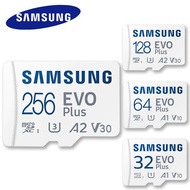 เมมโมรี่การ์ด SAMSUNG Micro SDXC/HC 32GB 64GB 128GB 256GB Class 10 EVO Plus ( 130MB/s. ) เมมโมรี่การ์ด memory card การ์ดหน่วยความจำ ไมโคร เอสดีการ์ด SD card