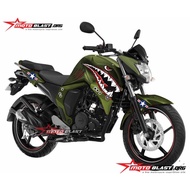 Motoblast Sticker Decal - Byson Fi Shark Squadron