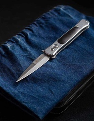 มีดพับ Ganzo G707 ของแท้100% ใบมีดเหล็ก 440c ด้ามจับสแตนเลสเสริมไม้