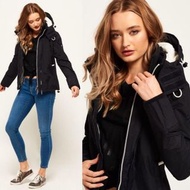 🌷Superdry極度乾燥女裝男裝黑米白色衝鋒外套全天候超保暖連帽防水外套風衣大褸Pop Zip Hooded Arctic Sd Windcheater Jacket All weather fle