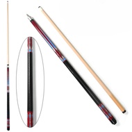Two Section Split Pool Cue, Large Tip Black 8 Billiard Stick, Practical for Nine Ball Sports