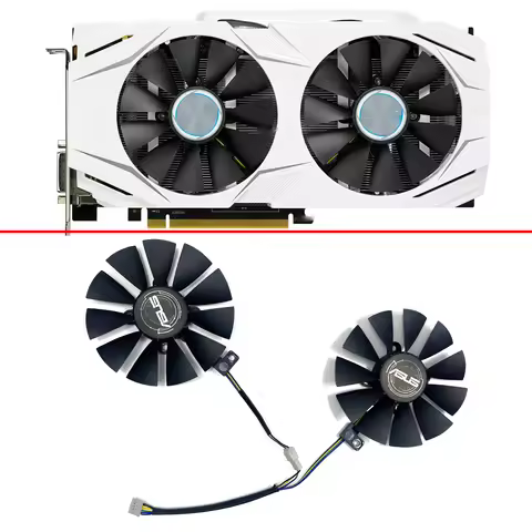 NEW 87MM GTX1060 GTX1070 RX480 Cooler Fan For ASUS GTX 1060 1070 RX 480 Graphics Card T129215SU PLD0