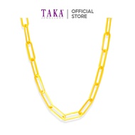 TAKA Jewellery 916 Gold Long Necklace Links