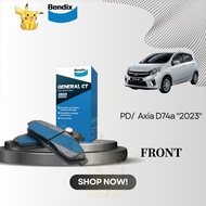 Bendix DB2734GCT Front Brake Pad - Perodua Axia D74a "2023"