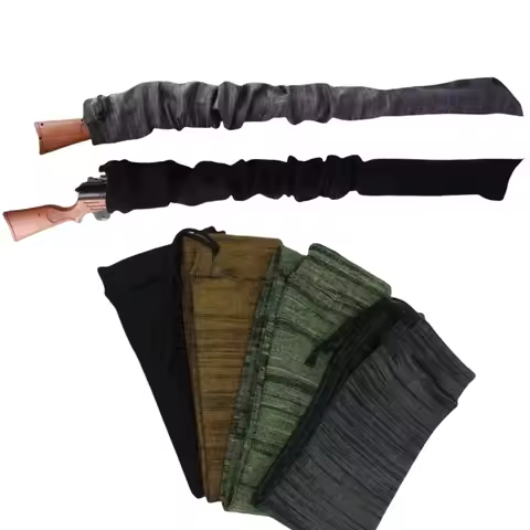 Outdoor knitted storage bag Hunting equipment cleaning and protection dust cover 54 inches 15 inches