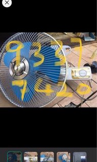 Wall fan national 14 inches good condition Sai Kung pick up 樂聲古董風扇運作正常西貢區取