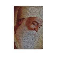 BLUDUG Guru Nanak Dev Ji Sikh Art Print Poster Canvas Painting Wall Art Poster for Bedroom Living Ro