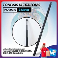 TaffSTUDIO Long Invisible Selfie Stick 3m for Insta360 GoPro - YZ530