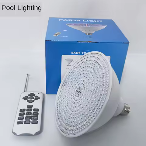 Par38 RGB LED Underwater Lamp IP68 Swimming Pool Light Multi Color with Remote Controller E27 Bulb f