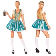 ✨24Hourly Delivery✨European and American New cosplay Beer Girl Halloween Duke Maid Beer Promotion Gi