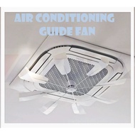 Cassette Aircond Guide Fan Central Aircond Wind Guide Fan Aircond Fan Cassette Fan 360° Fast Cooling