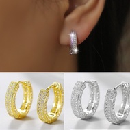 New luxurious full of drill earrings Micro inlaid zircon  Bling full sky star earrings full diamond 