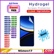 Anti-Scratch Hydrogel CLEAR Gaming Xiaomi poco M8 F8 C3 C31 C40 C50 C51 C55 C61 C65 C71 C75 F1 F2 F3