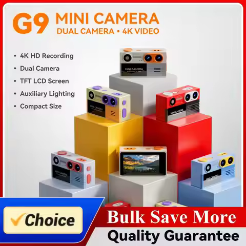 G9 Palm-Sized Mini Keychain Digital Camera 1.97inch Screen with Flashlight Multiple Filters Keychain
