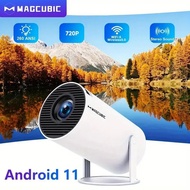 Magcubic Portable Projector HY300 Pro, Android 11 Dual Wifi6 260ANSI Allwinner H713 BT5.0 1080P 1280