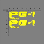 YAMAHA PG-1 SICKER 4PCS