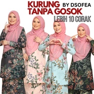 Baju Kurung Moden Asyiraa kain moss crepe tanpa dan tak payah gosok by Dsofea