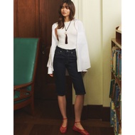 AIMER-Capri Jeans Slim Fit Five-Point