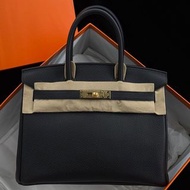hermes Birkin 30 黑金 togo皮 Z刻 闲置 锁具尘袋小票