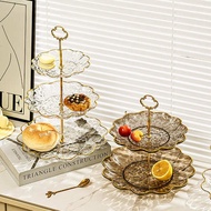 dessert table display set desert tray Pinggan gula-gula pelbagai lapisan, meja kopi ruang tamu, ping