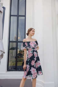 ROSSARIN - Jolin Peony Dress เดรสเกาะอก