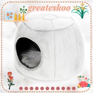 GREATESKOO Guinea Pig Bed, Rabbit House Cage Accessories Cave Beds, House Bedding Washable House Hideout Small Animal