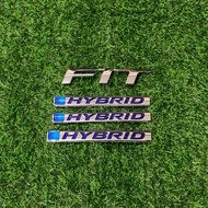JDM Set FIT Hybrid Emblem Original Japan HONDA FIT Jazz GK5